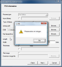 Pic of Viscom CAD Converter Window message